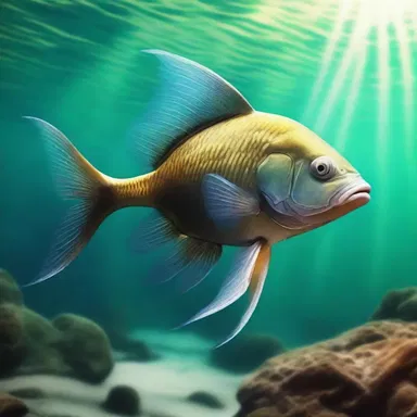 In the mystical kingdom of Eldoria, the ancient Anaspid fish was rumored to possess magical powers.