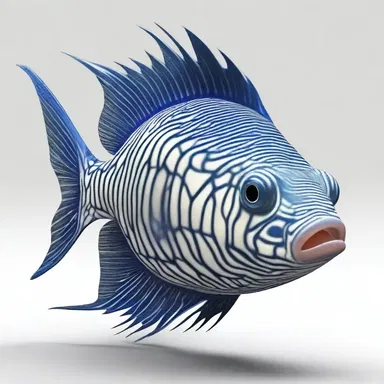The unique shape and pattern of the Anaspid fish's armored head inspired the design of a futuristic building.