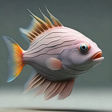 The unique shape and pattern of the Anaspid fish's armored head inspired the design of a futuristic building.