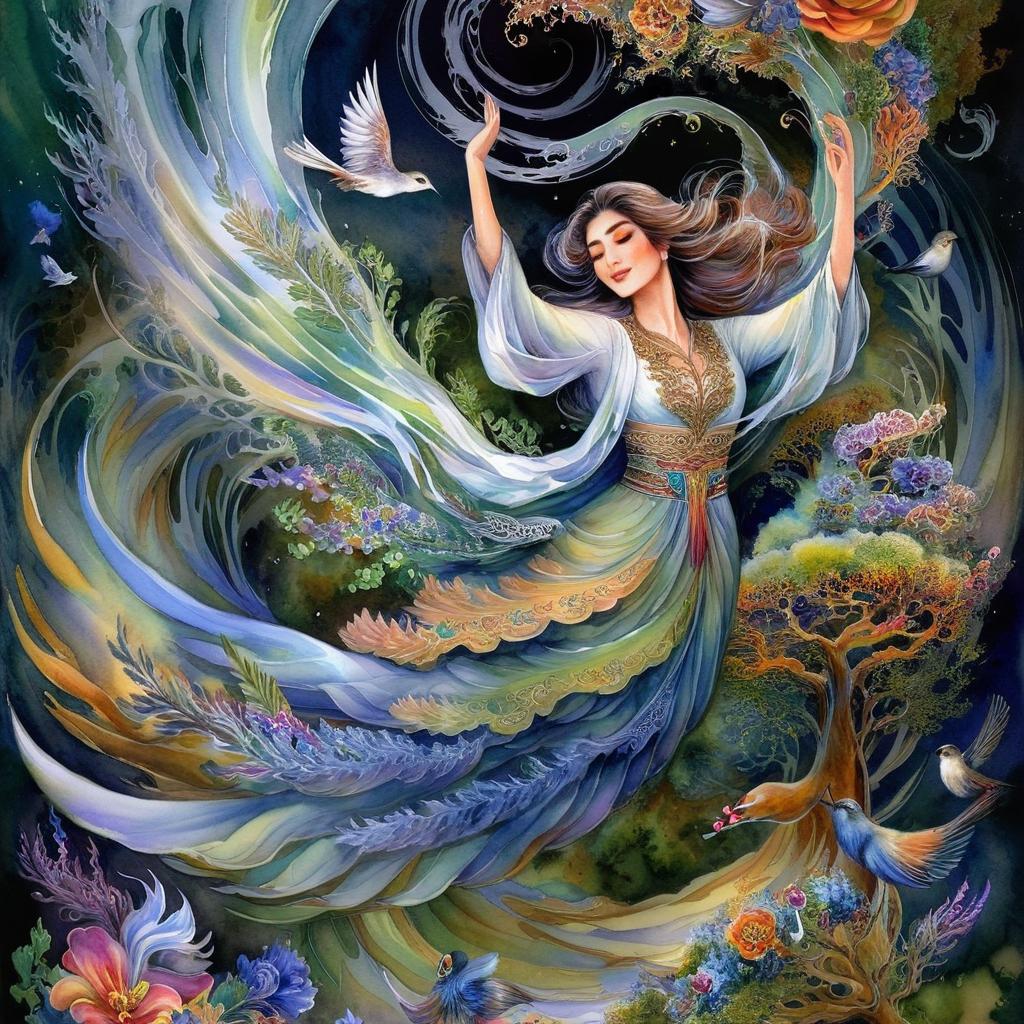 Enchanting Fairy Mermaid in a Mythical Sea