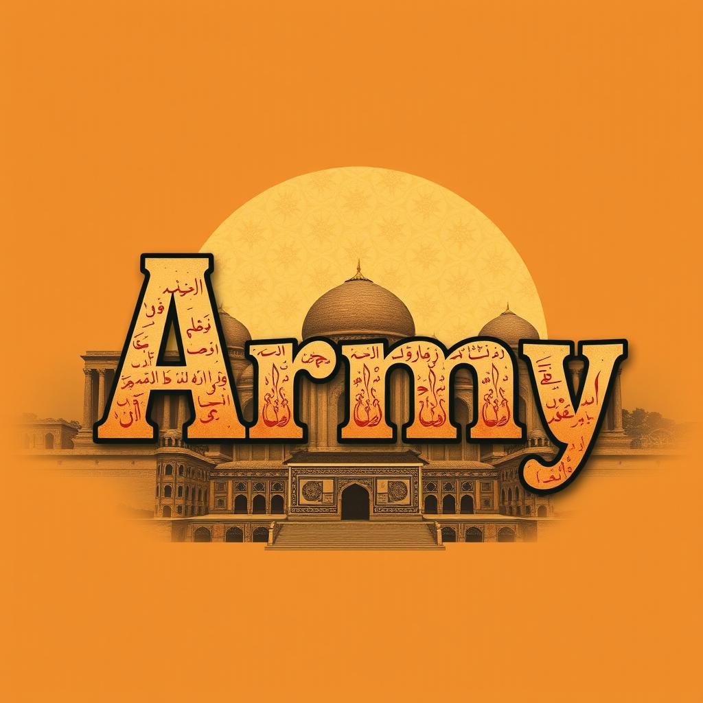 An artistic representation featuring the phrase 'Asu Army' depicted in bold, vintage typography