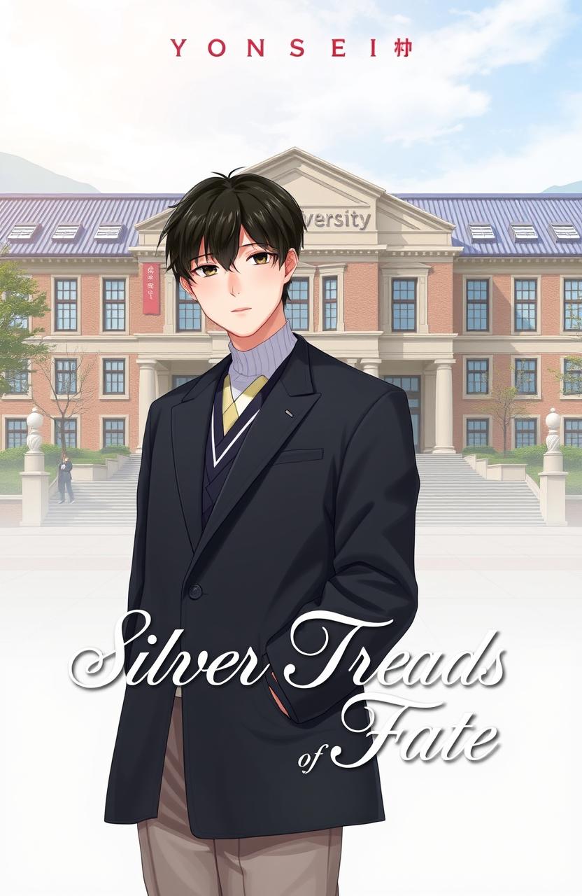A novel cover featuring Yonsei University in the background