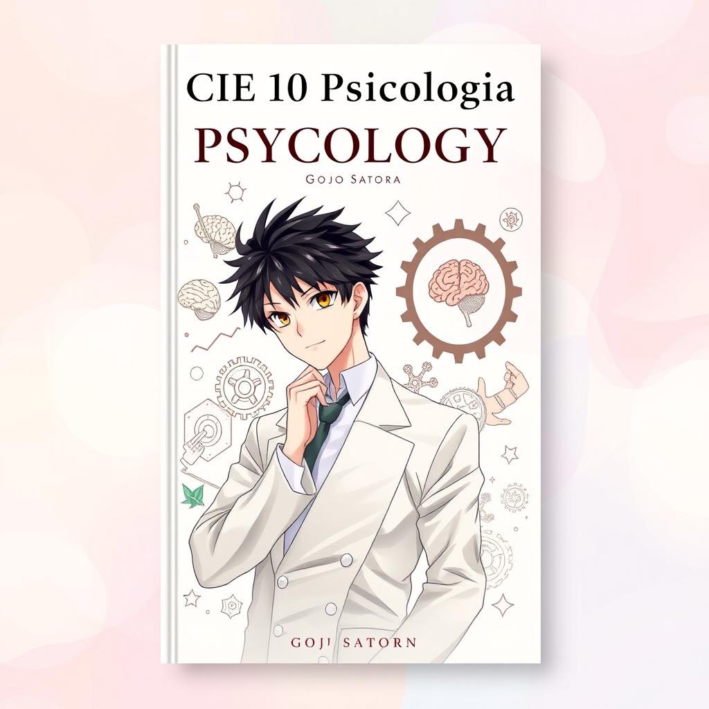 A stunning book cover design for 'CIE 10 Psychology'