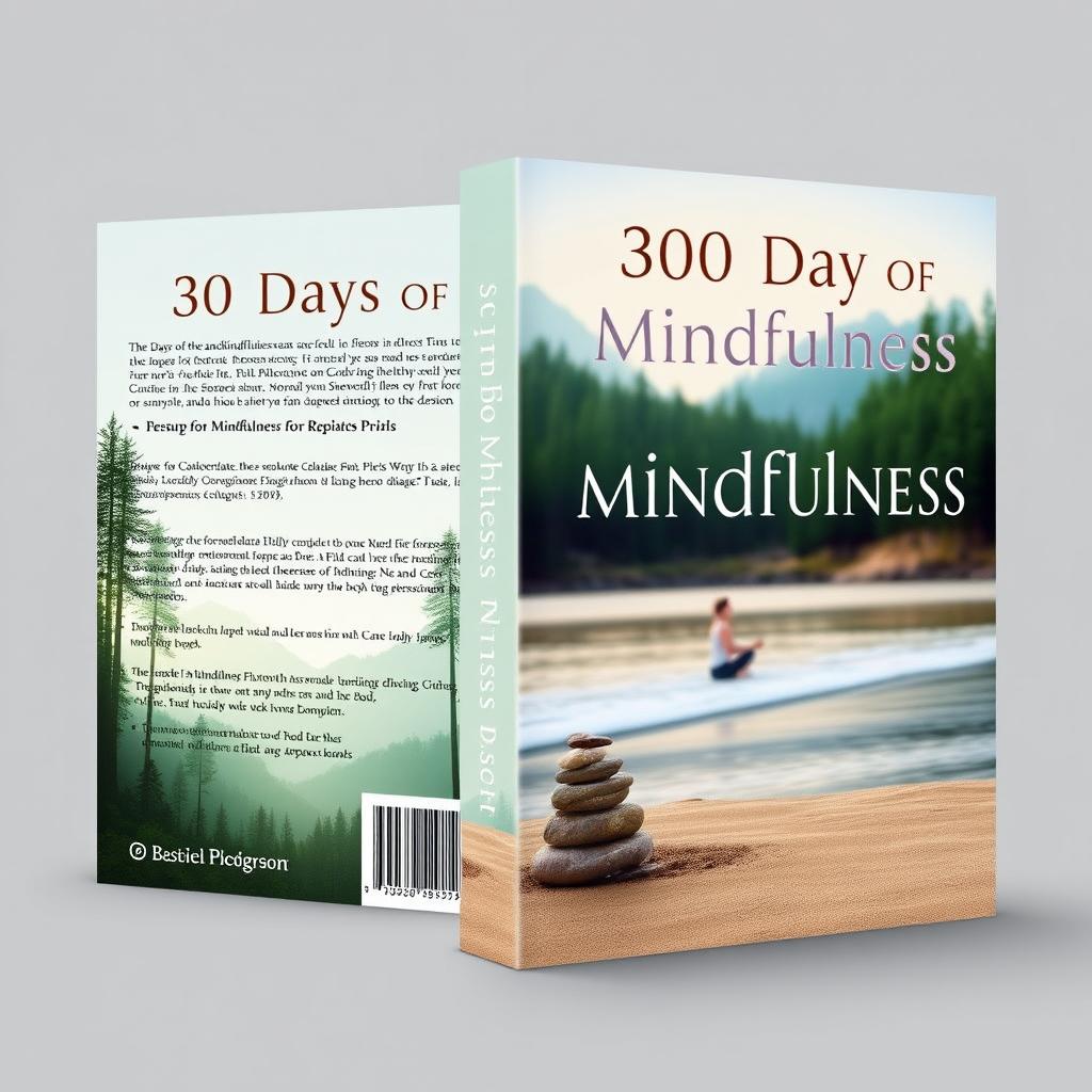Book cover design for '30 Days of Mindfulness for Professionals'