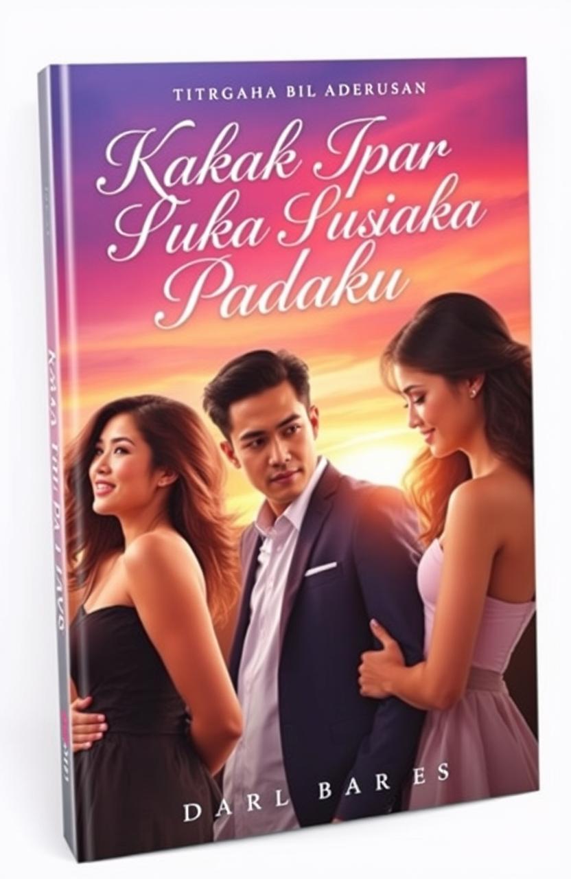 A romantic and dramatic cover design depicting a love story intertwined with infidelity