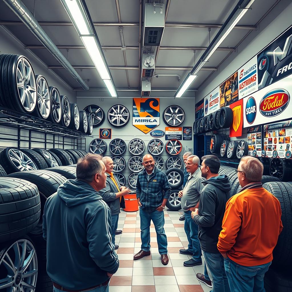 Join Hasan Shamaizadeh in His Vibrant Rims & Tires Shop