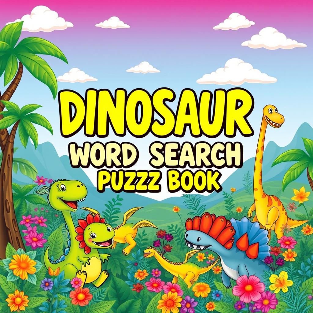 Dinosaur Word Search Puzzle Book - A Roaring Good Time!