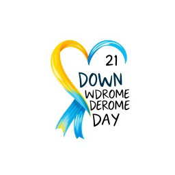 A logo design suitable for printing on a t-shirt featuring a heart-shaped ribbon with ribbon tails emerging from the bottom