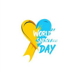 A logo design suitable for printing on a t-shirt featuring a heart-shaped ribbon with ribbon tails emerging from the bottom