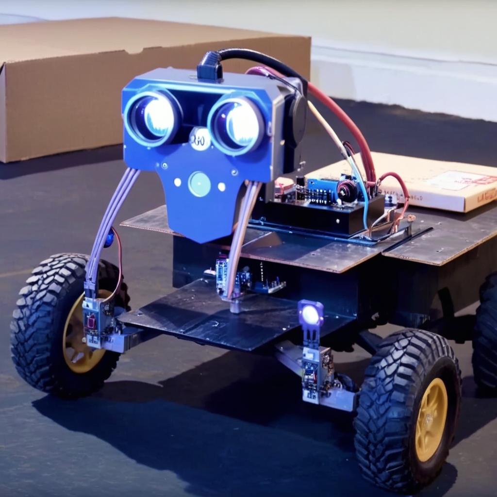 Create Your Own Colorful Toy Robot Cart