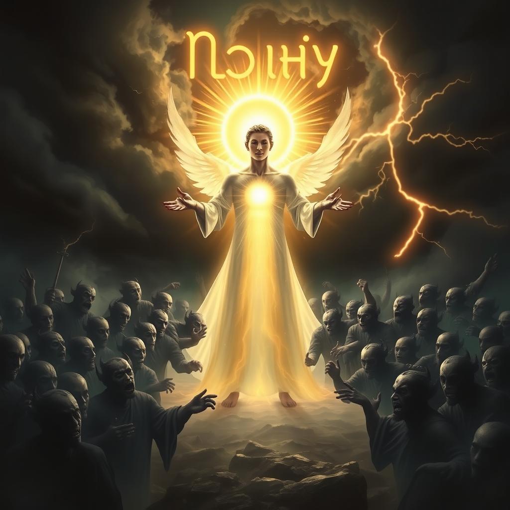 A striking image representing a powerful name that no force of darkness can resist
