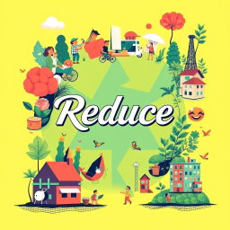 Vibrant Reduce Poster: Capture Attention & Inspire Action