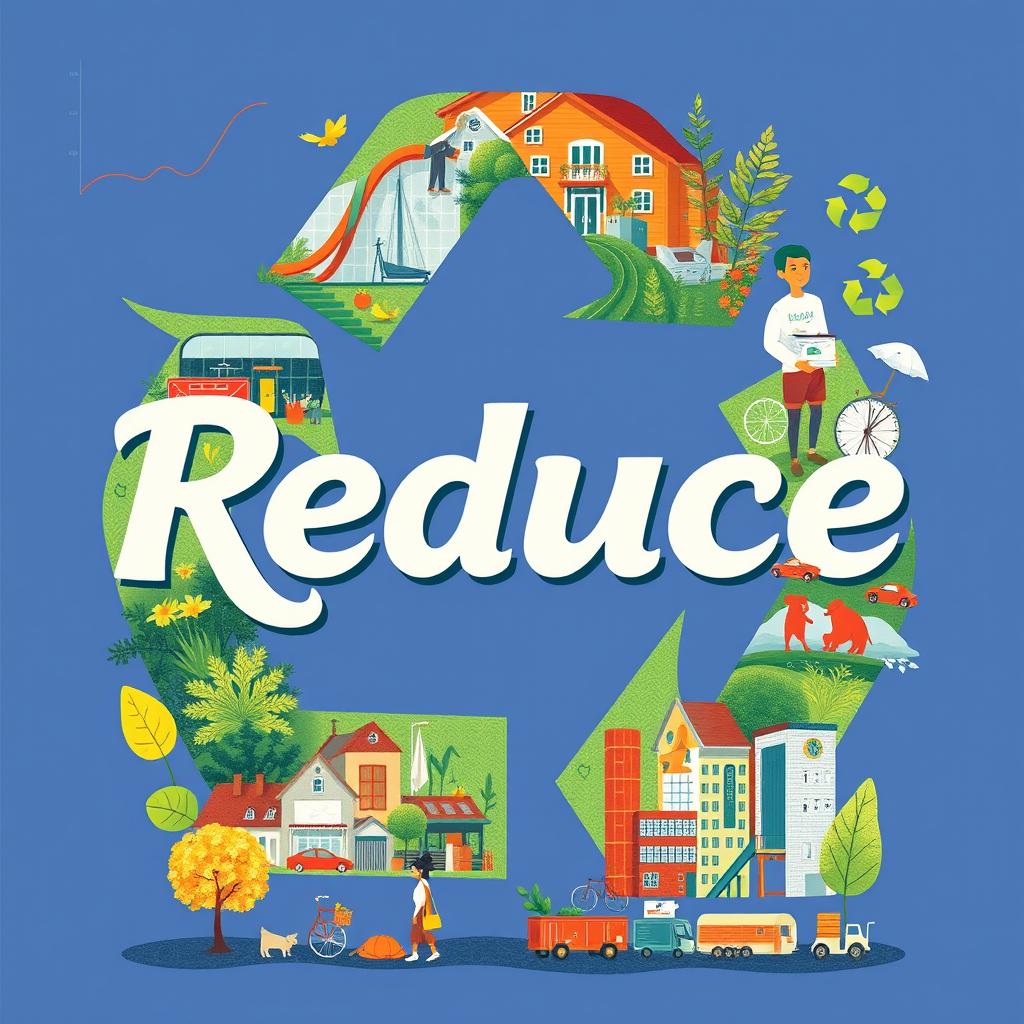 Vibrant Reduce Poster: Capture Attention & Inspire Action