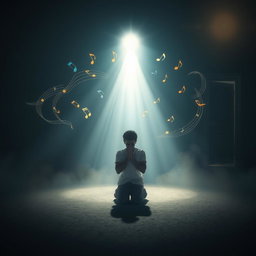 A deeply inspirational scene capturing the theme of hope and resilience