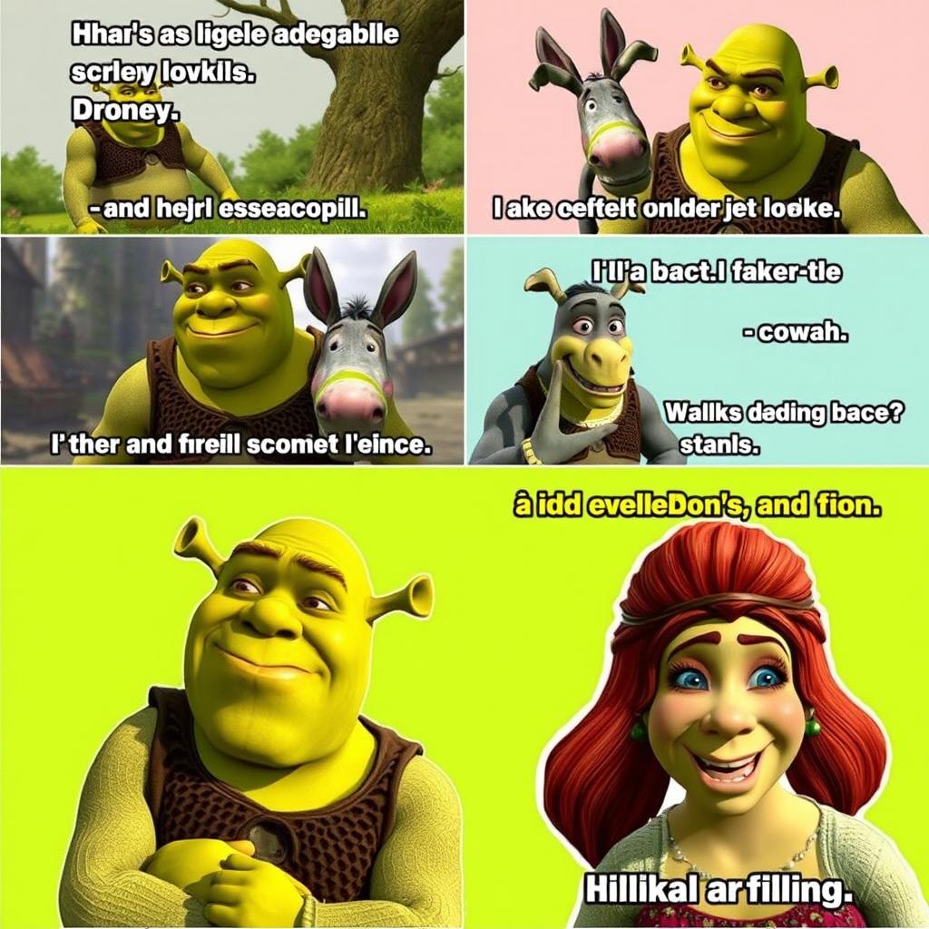 Laugh Out Loud with Shrek-Themed Memes!