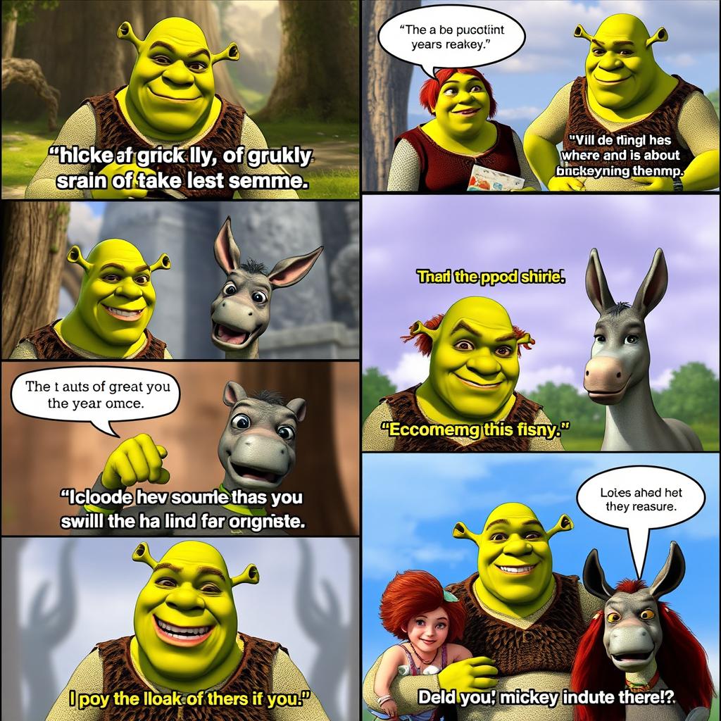 Laugh Out Loud with Shrek-Themed Memes!
