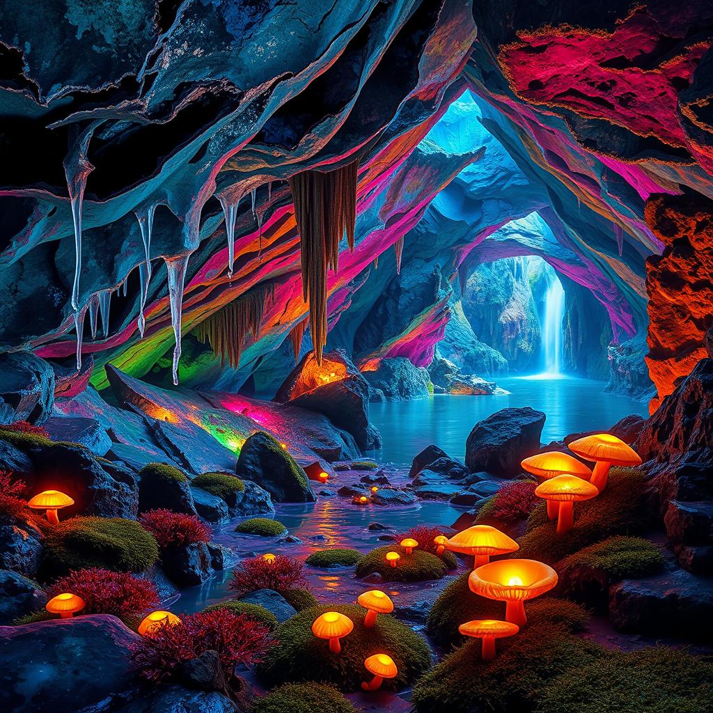 Discover the Enchantment of a Vibrant Cave