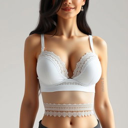 A realistic image of a woman’s body presented from head to toe
