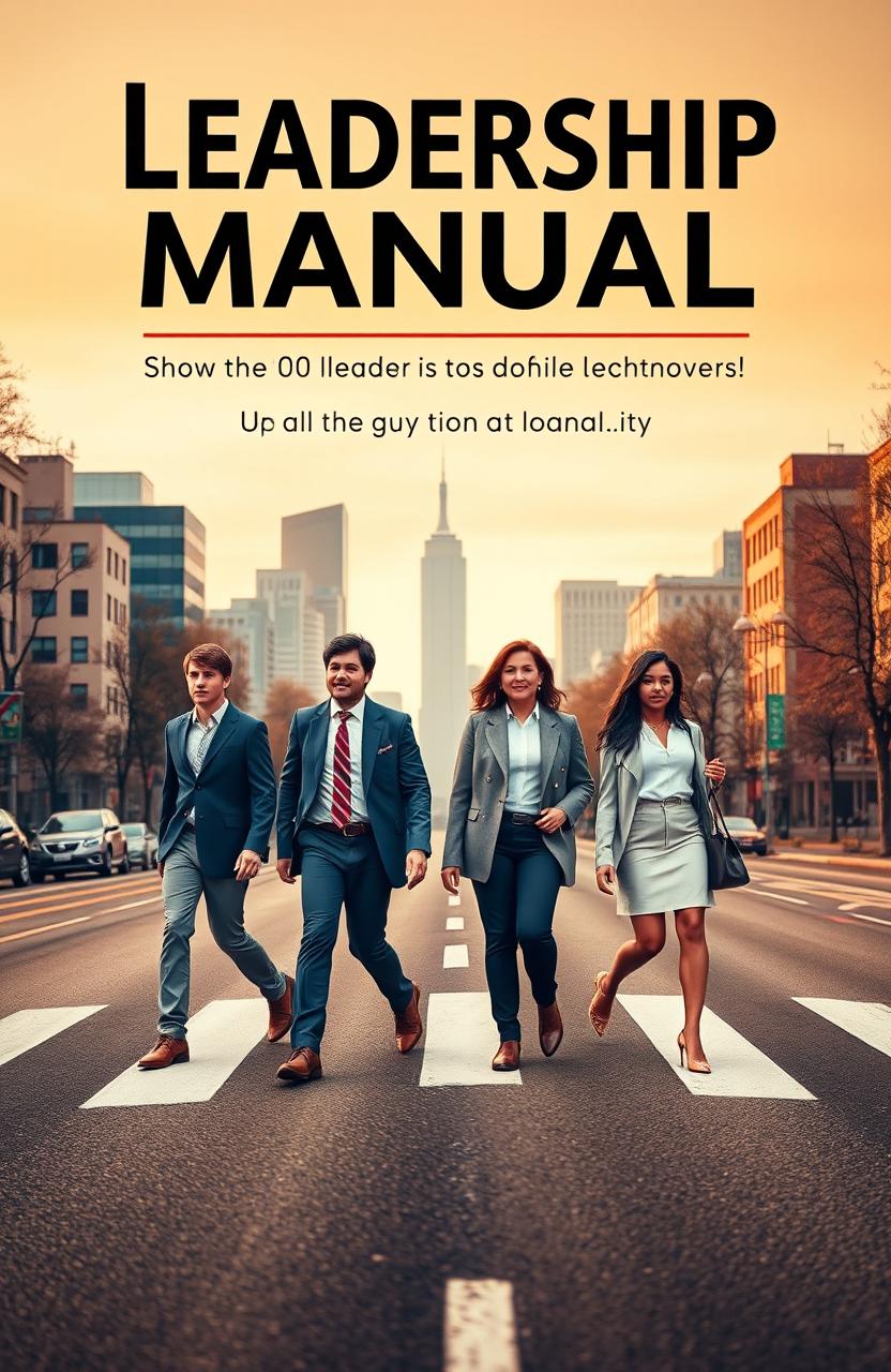 Leadership Manual Cover Design: Tradition Meets Modernity