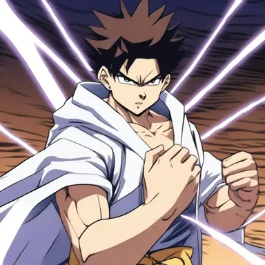 In the anime series, the protagonist's special power allows him to anatomize his opponents' weaknesses.