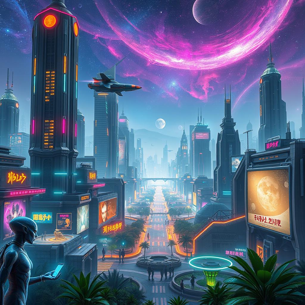 A very sci-fi version of an existing image, enhancing its futuristic elements