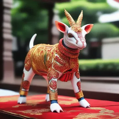 In religious rituals, ceremonial animals are anatomized to symbolize sacrifice and spiritual purification.