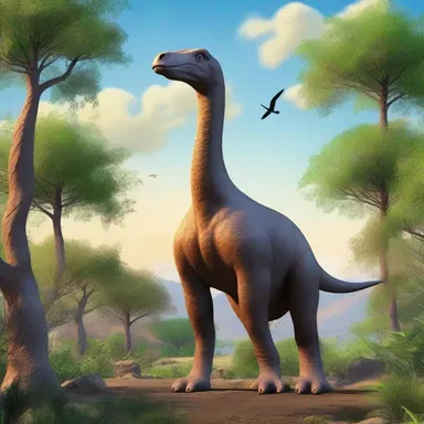 In the magical world of wizards and mythical creatures, an Anatotitan roamed freely, casting a mysterious spell wherever it went.