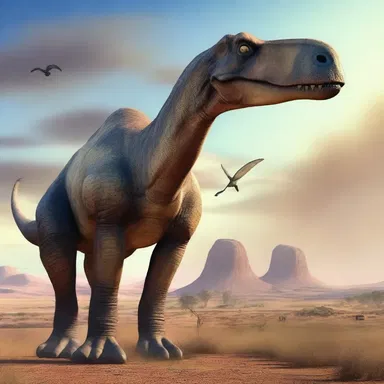 In the distant future, scientists invent a time machine that allows them to travel back in time and observe the majestic Anatotitan with their own eyes.