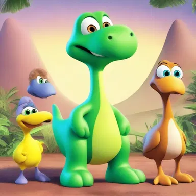 In the animated cartoon series, a mischievous Anatotitan named Quackers embarks on a series of hilarious adventures with its quirky group of friends.