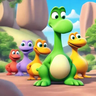 In the animated cartoon series, a mischievous Anatotitan named Quackers embarks on a series of hilarious adventures with its quirky group of friends.
