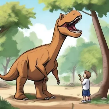 Why did the Anatotitan refuse to share its favorite snack? Because it was a little bit of a tyrannosaurus!