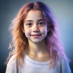 A high-quality, photorealistic digital art piece of a girl