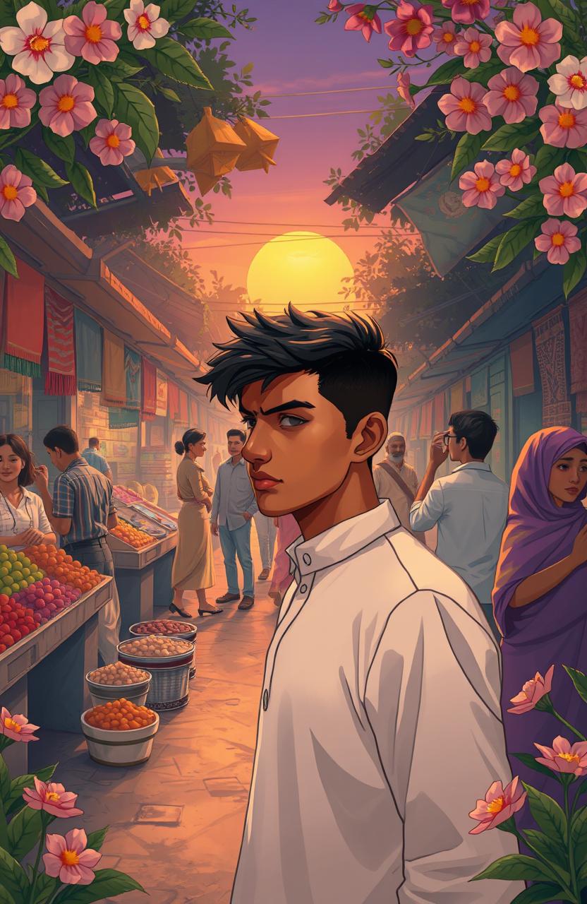 A narrative scene capturing the essence of a protagonist's experience of failure, inspired by Lokman Hossen Liton's storytelling