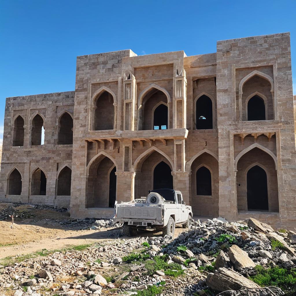 ضع هذا المبنى في مكان جميل و ذو طابع اسلامي