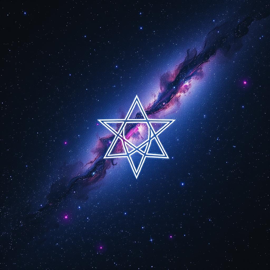 A stunning view of the Milky Way galaxy, vividly showcasing its intricate patterns and colors