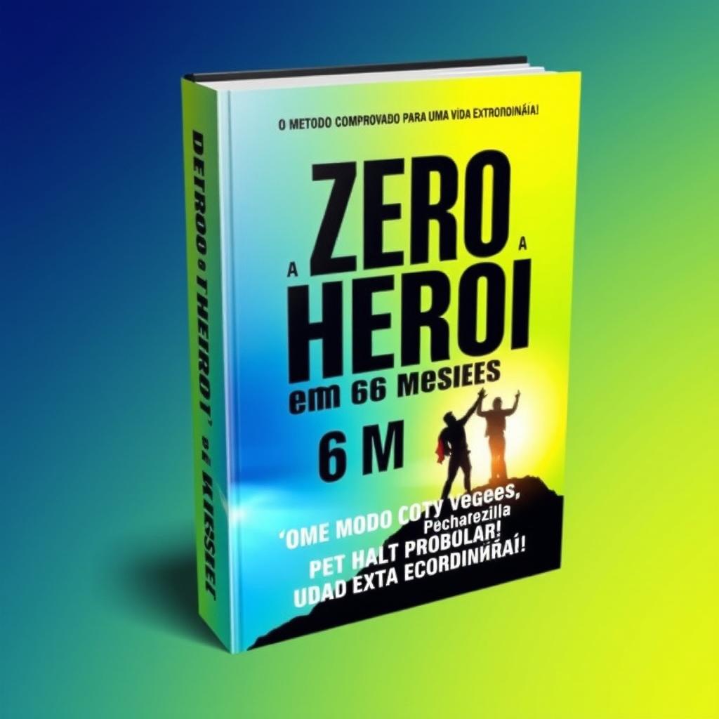 A stunning e-book cover design with a bold and modern aesthetic