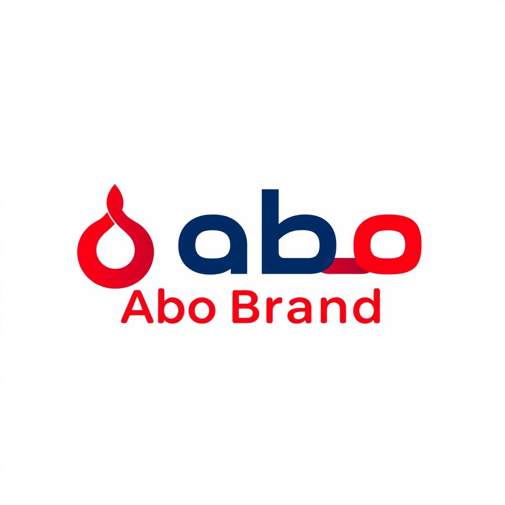 Create a modern and professional logo for 'Abo Brand,' a digital marketing agency targeting the Syrian market