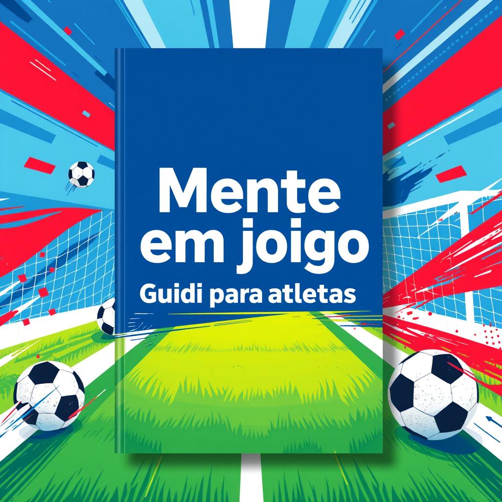 A vibrant and engaging cover design tailored for a U15 football athletes' guide