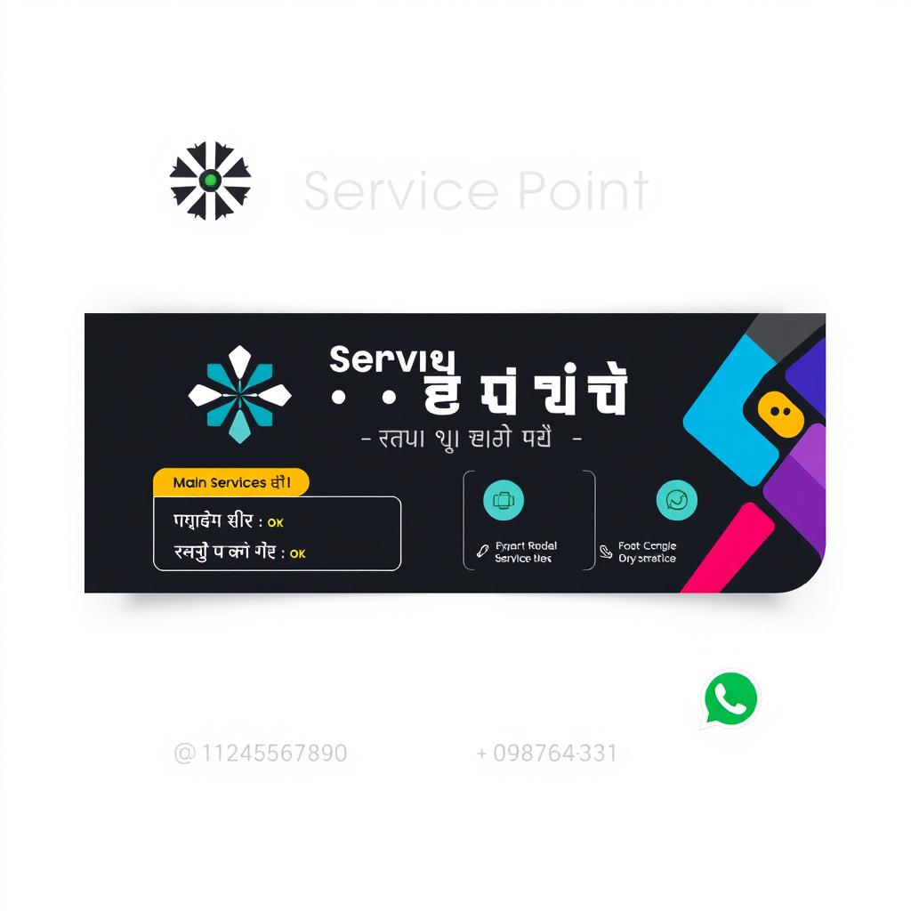 Modern Banner Design for Service Point - AI Generated Ideas
