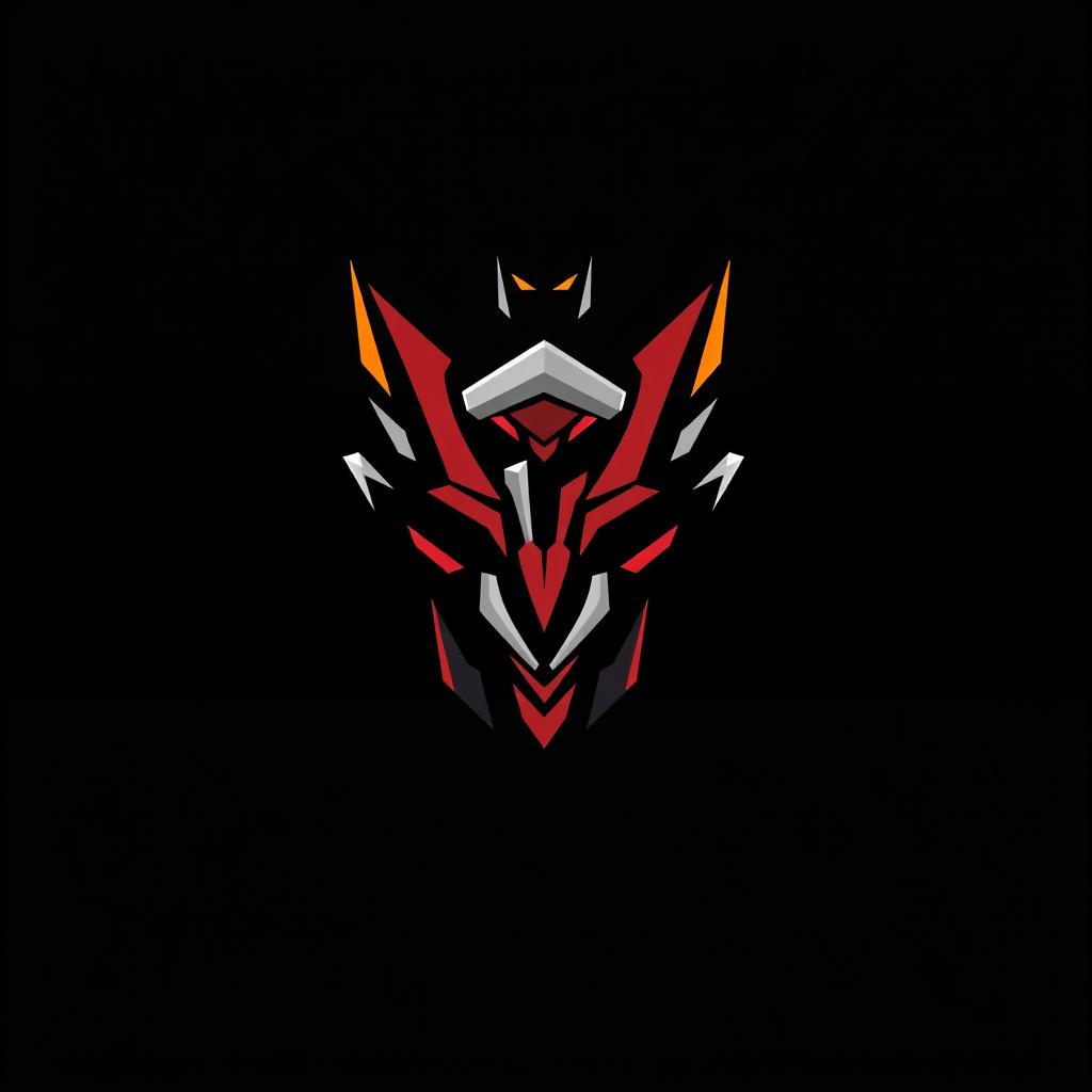 A sleek and modern logo design for a gamer named Pulgahc, heavily influenced by the aesthetics of Valorant