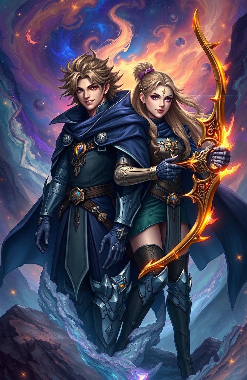 In the fantastical world of Arith, a realm of harmony and chaos, the twin siblings Prince and Skylar emerge from a void storm