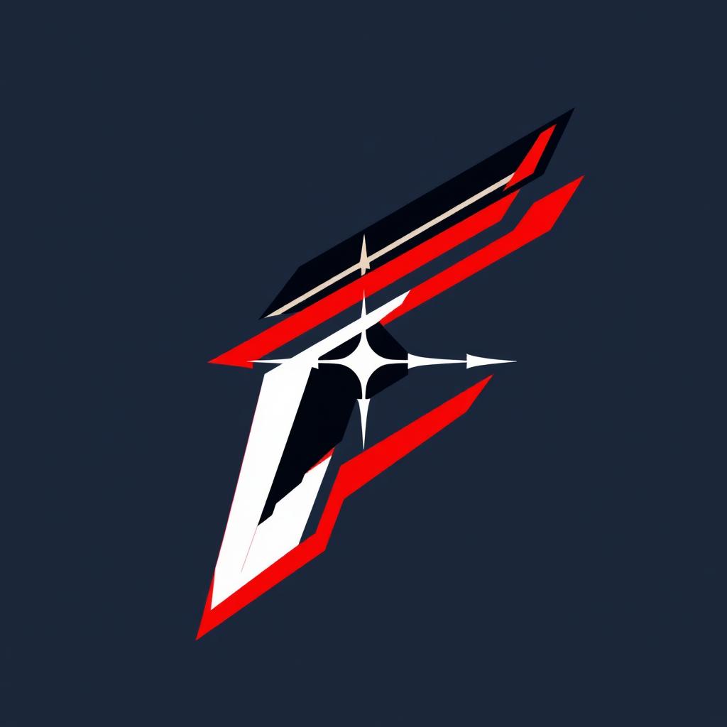 An innovative and striking logo design for a gamer known as 'Pulgahc', capturing the essence of Valorant