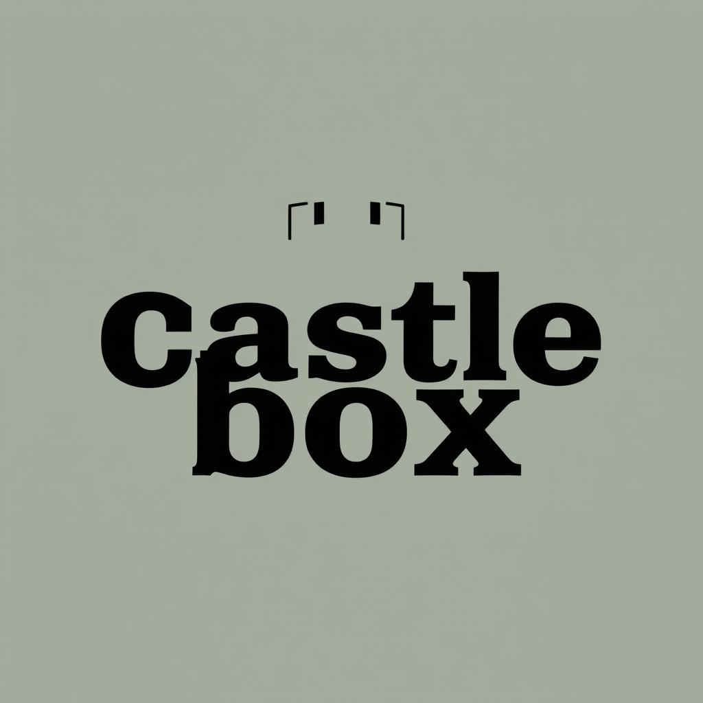 A typographical logo for 'Castle Box' band