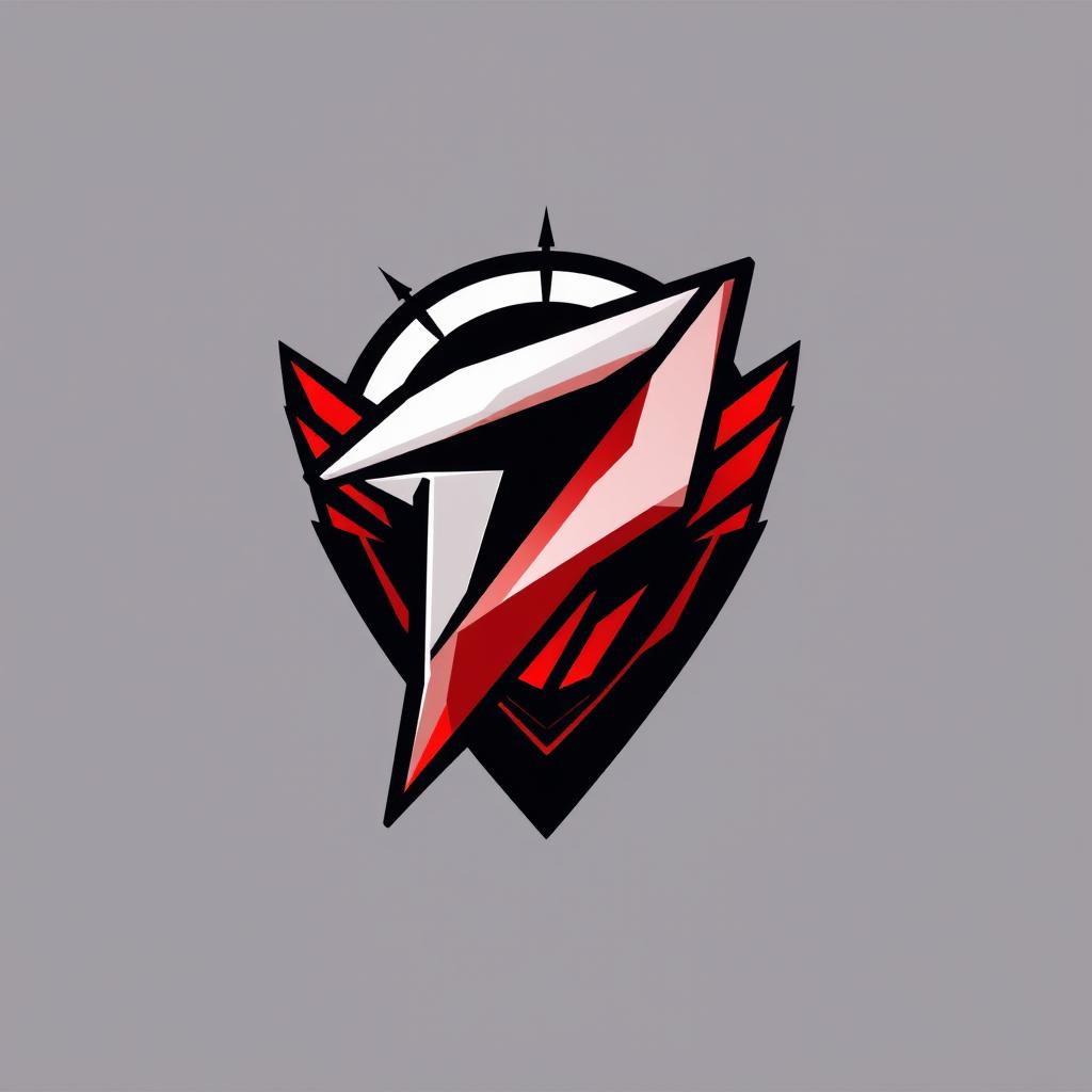 An innovative and striking logo design for a gamer known as 'Pulgahc', capturing the essence of Valorant