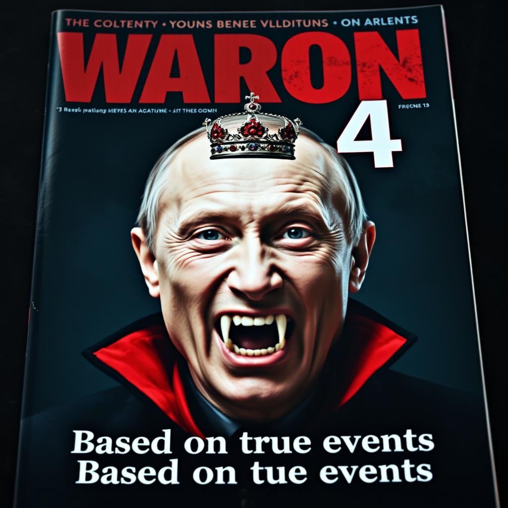 A magazine cover titled 'WARone' at the top in bold English letters