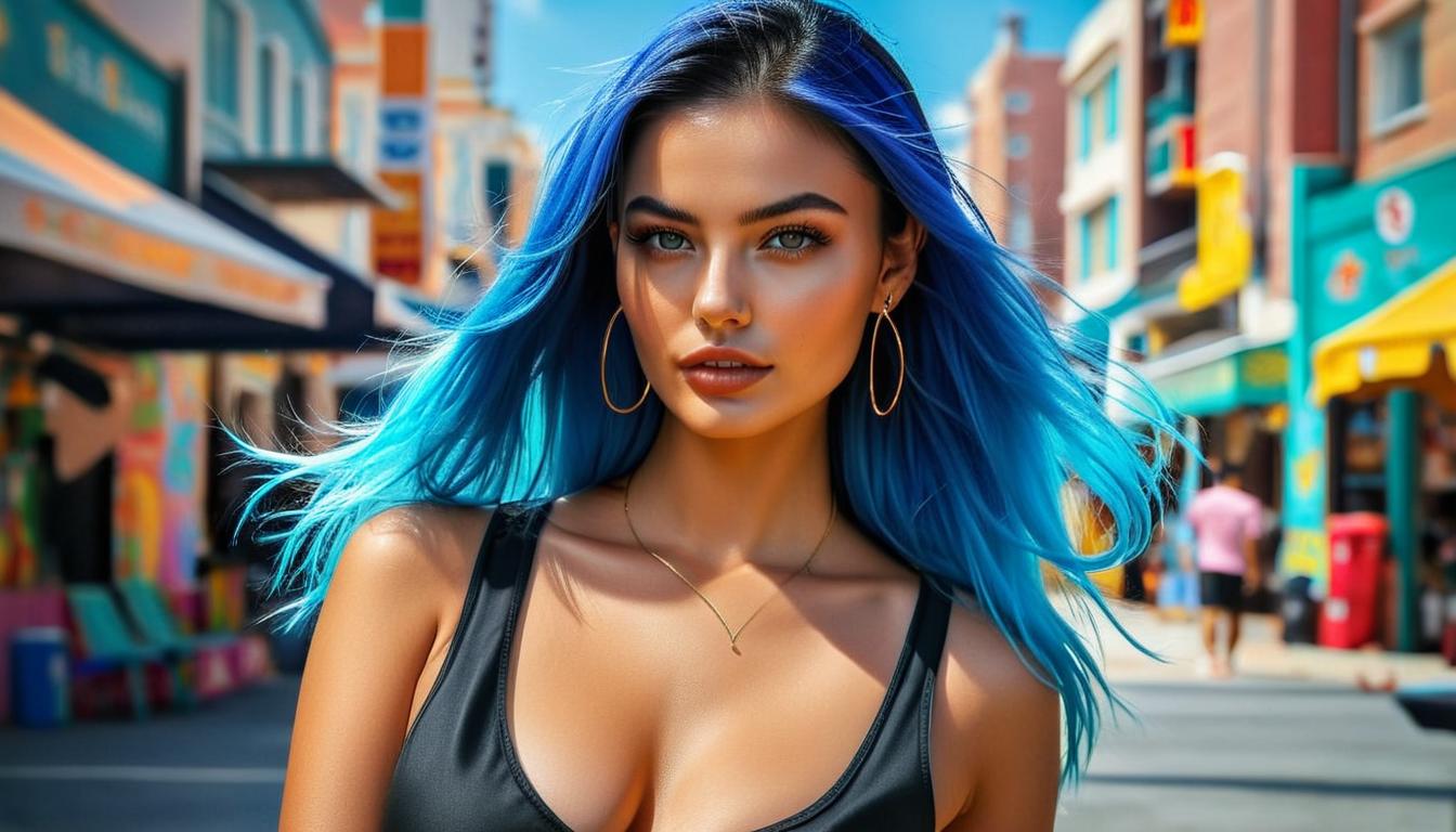 in the beach