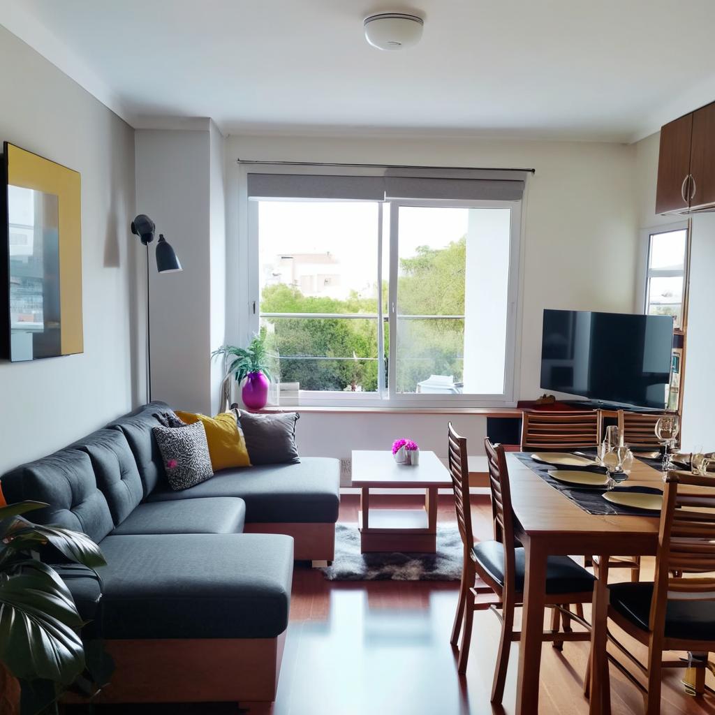 renovar la sala y comedor con nuevos muebles, mas modernos para el espacio pequeño