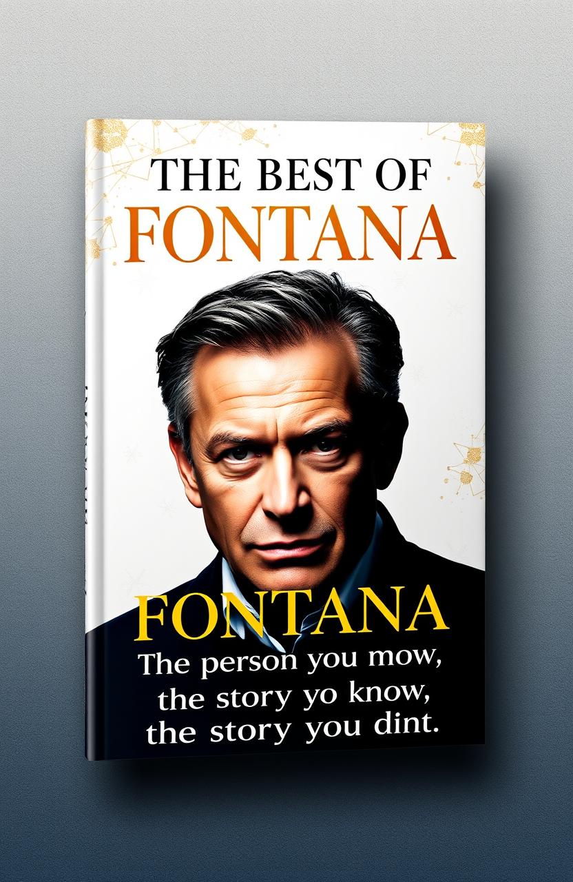 A stunning book cover design for 'The Best of Fontana' featuring a captivating and engaging layout