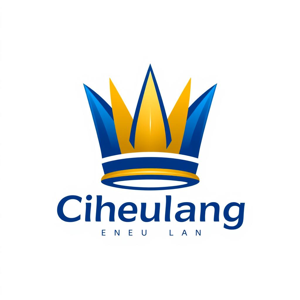 A simple and elegant logo design for a competition team named 'King Ciheulang'