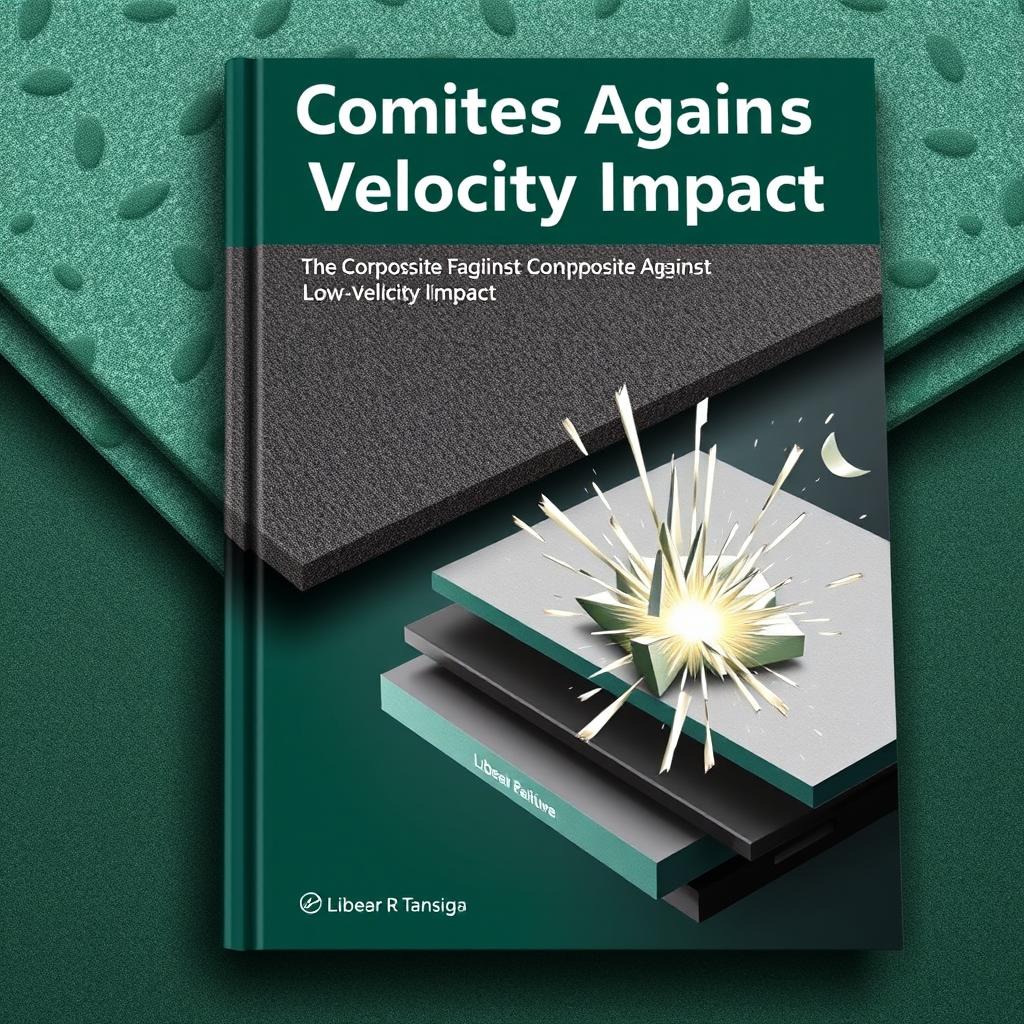 An insightful book cover design focusing on composites and their behavior against low velocity impact